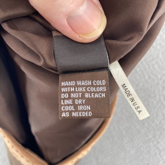 J Mclaughlin Skirt Womens 4 Brown Colorblock Stretch Microsuede Mini Gold Buckle - Picture 9 of 11